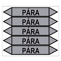 Značení potrubí, pára